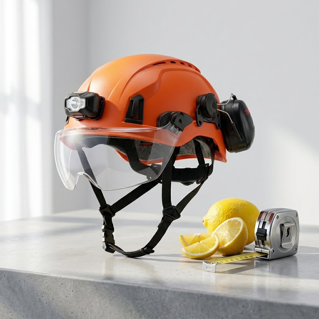 Dual Certified EN 397 & EN 12492 Industrial Safety Helmet | High-Altitude PPE