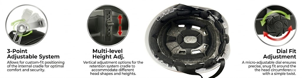 Dual Certified EN 397 & EN 12492 Industrial Safety Helmet | High-Altitude PPE Dual Certified EN 397 & EN 12492 Industrial Safety Helmet | High-Altitude PPE