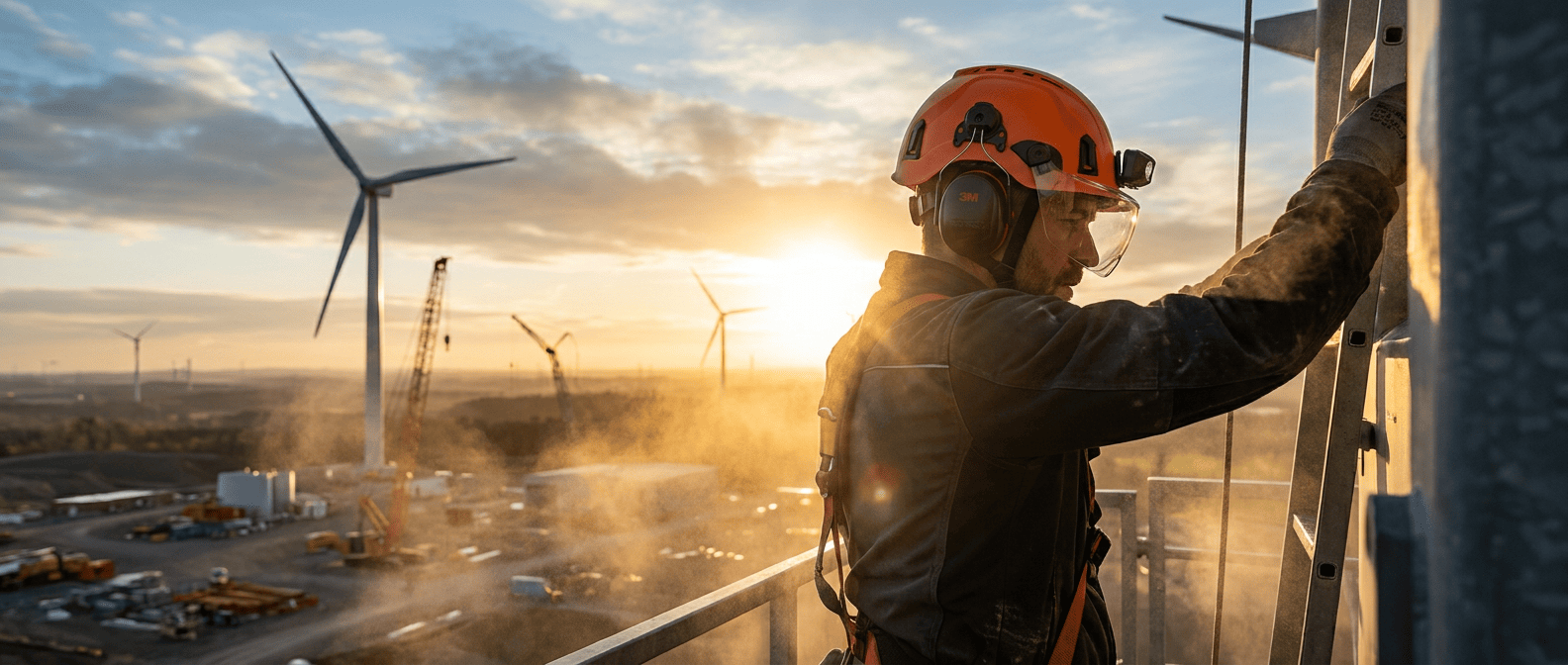 Dual Certified EN 397 & EN 12492 Industrial Safety Helmet | High-Altitude PPE
