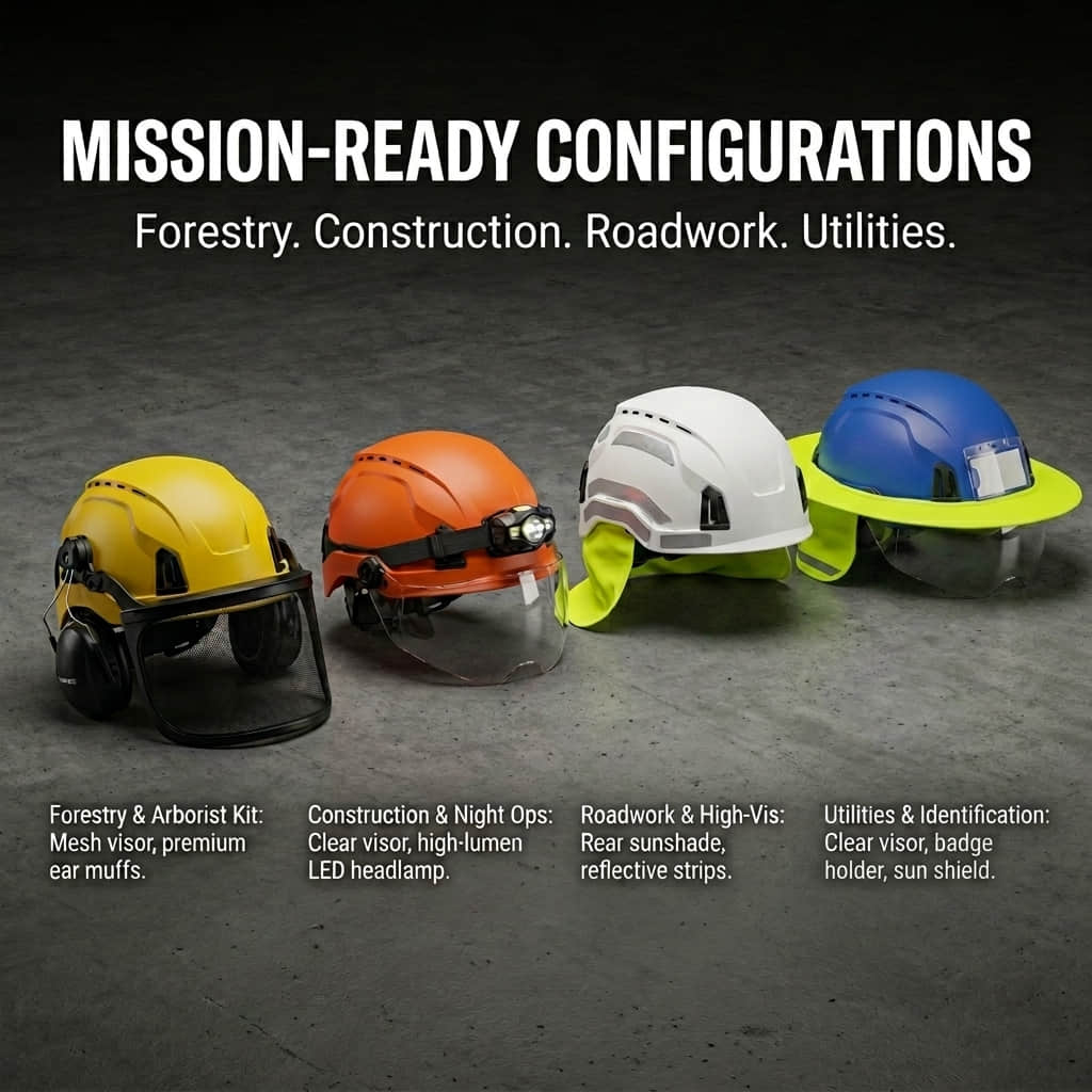 BT26 Dual Certified EN 397 Type 2 & EN 12492 Industrial Safety Helmet BT26 Dual Certified EN 397 Type 2 & EN 12492 Industrial Safety Helmet